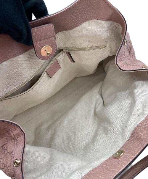 GUCCI（グッチ）GUCCI (グッチ) ハンドバッグ ピンクの古着・服飾アイテム