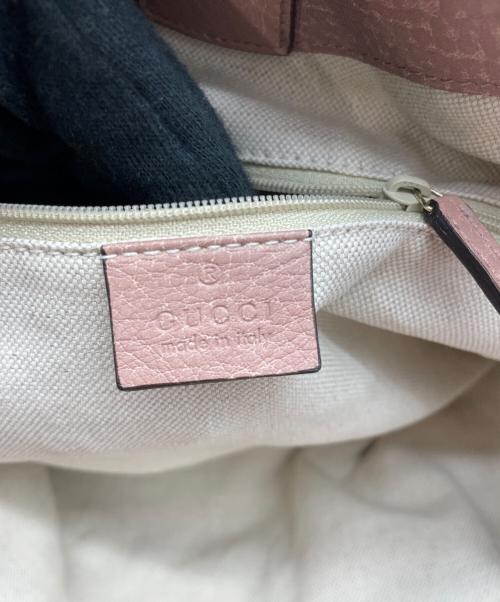 GUCCI（グッチ）GUCCI (グッチ) ハンドバッグ ピンクの古着・服飾アイテム