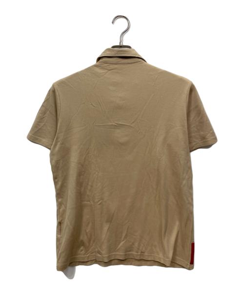 PRADA（プラダ）PRADA (プラダ) ポロシャツ ベージュ サイズ:Mの古着・服飾アイテム