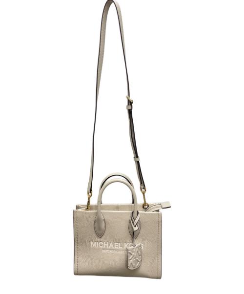 MICHAEL KORS（マイケル・コース）MICHAEL KORS (マイケルコース) 2WAYバッグ ベージュの古着・服飾アイテム