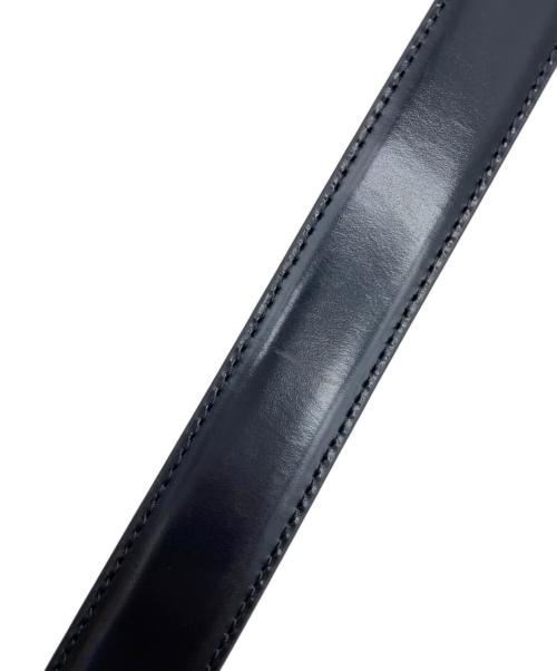 CELINE（セリーヌ）CELINE (セリーヌ) レザーベルト ゴールド×ブラックの古着・服飾アイテム