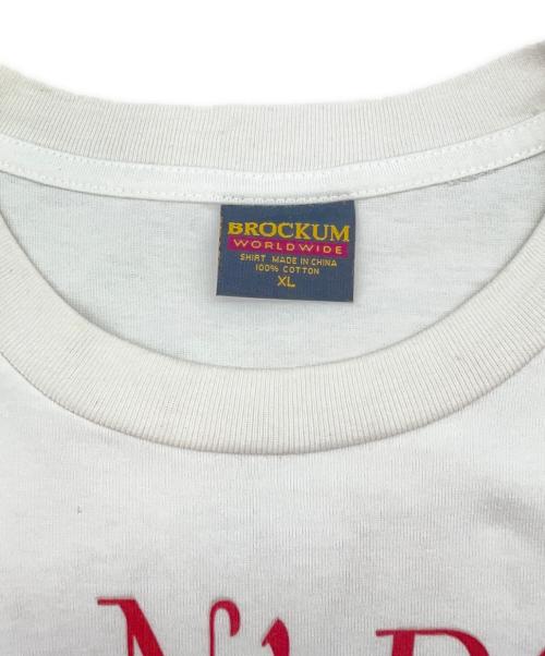 BROCKUM（ブロッカム）BROCKUM (ブロッカム) 半袖カットソー ホワイト サイズ:XLの古着・服飾アイテム