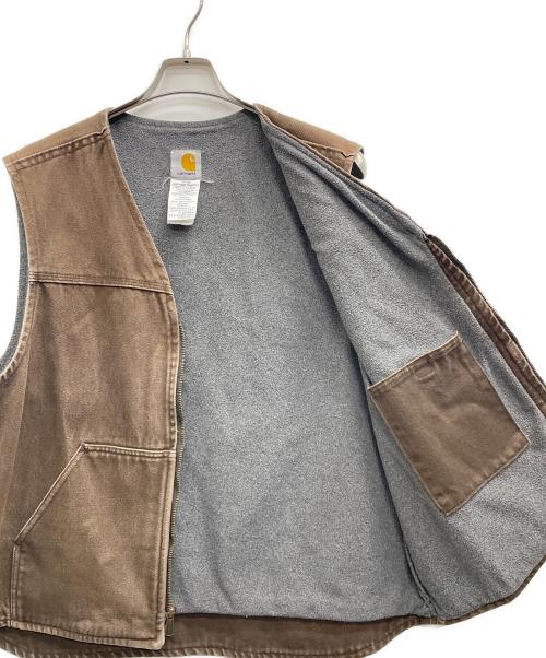 CarHartt（カーハート）CarHartt (カーハート) ダックベスト ブラウン サイズ:XLの古着・服飾アイテム
