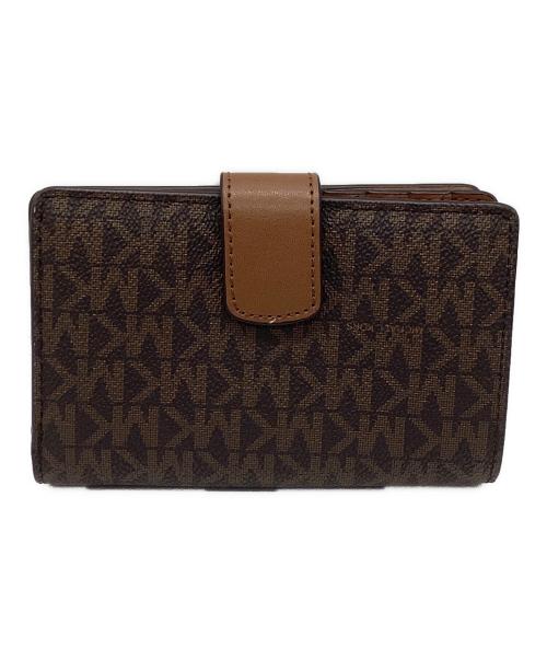 MICHAEL KORS（マイケル・コース）MICHAEL KORS (マイケル・コース) 2つ折り財布 ブラウンの古着・服飾アイテム