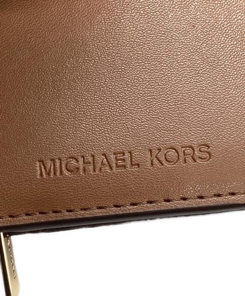MICHAEL KORS（マイケル・コース）MICHAEL KORS (マイケル・コース) 2つ折り財布 ブラウンの古着・服飾アイテム