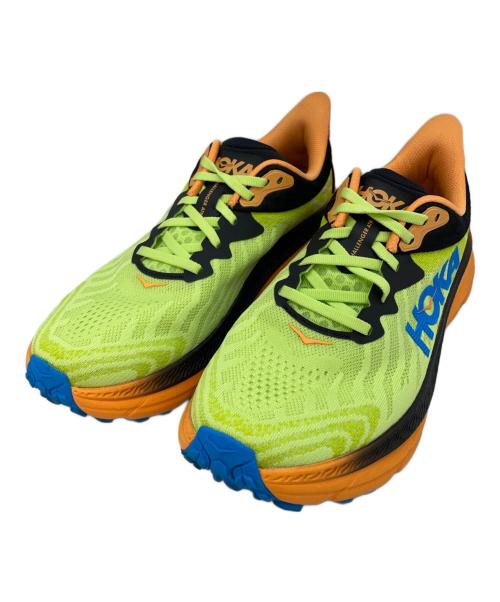 HOKAONEONE（ホカオネオネ）HOKAONEONE (ホカオネオネ) スニーカー イエロー×オレンジ サイズ:25.5の古着・服飾アイテム