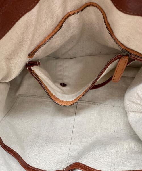 genten（ゲンテン）genten (ゲンテン) 2WAYバッグ ブラウンの古着・服飾アイテム