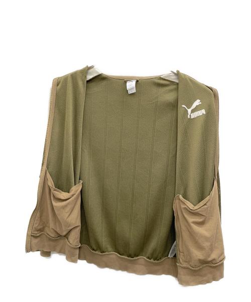 PUMA（プーマ）PUMA (プーマ) トラックジャケット カーキ サイズ:XLの古着・服飾アイテム