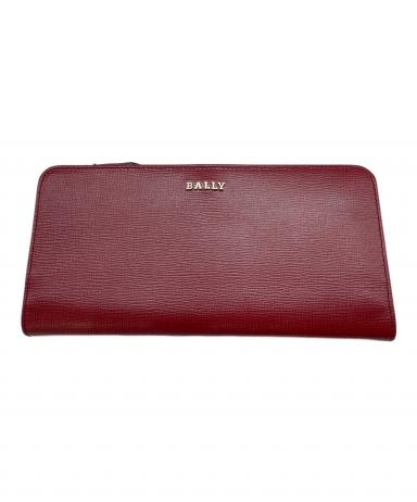 本物 バリー BALLY ラウンドファスナー 長財布 ロングウォレット レザー レッド 財布 ウォレット 中古 中古・古着通販】BALLY (バリー) 長財布 レッド｜ブランド・古着通販