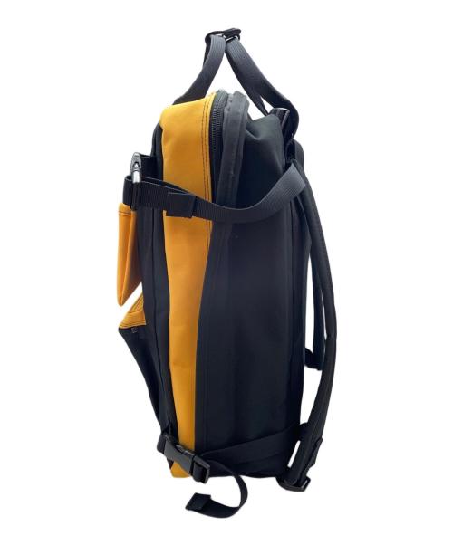 PORTER（ポーター）PORTER (ポーター) ユニオンファスナーリュック ブラック×イエローの古着・服飾アイテム