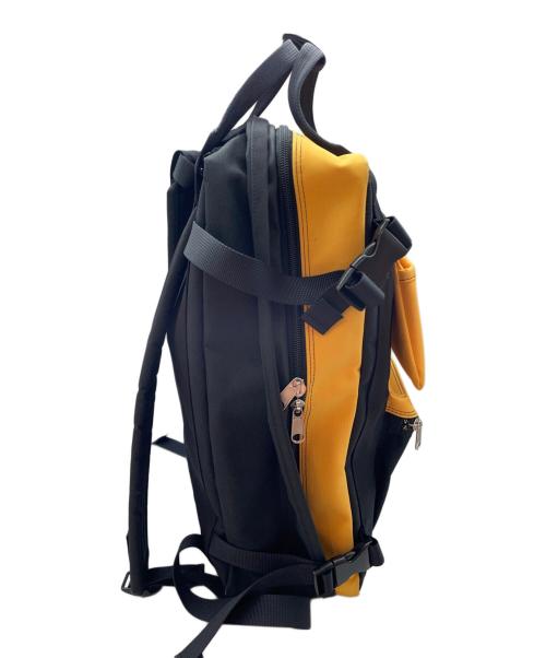 PORTER（ポーター）PORTER (ポーター) ユニオンファスナーリュック ブラック×イエローの古着・服飾アイテム