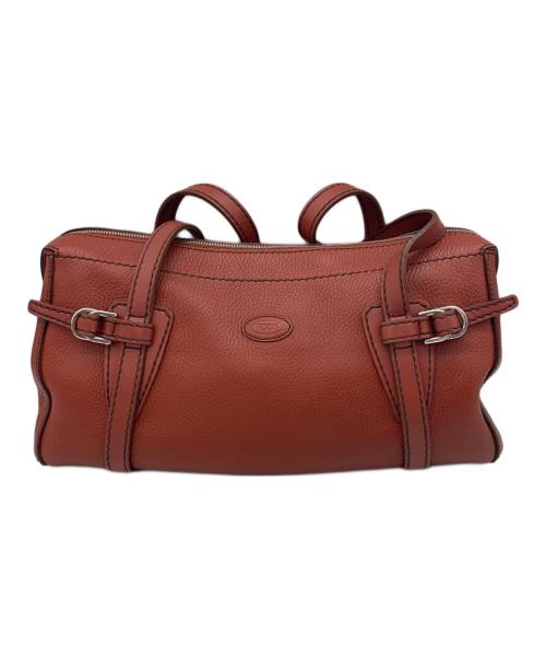 TOD'S（トッズ）TOD'S (トッズ) ハンドバッグ ブラウンの古着・服飾アイテム