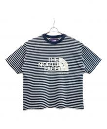 THE NORTHFACE PURPLELABEL（ザ・ノースフェイス パープルレーベル）の古着「PURPLE LABEL COOLMAX® St. Jersey Trail H/S Tee」｜グレー×ネイビー