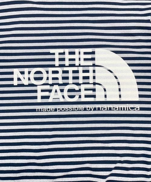 THE NORTHFACE PURPLELABEL（ザ・ノースフェイス パープルレーベル）THE NORTHFACE PURPLELABEL (ザ・ノースフェイス パープルレーベル) PURPLE LABEL COOLMAX® St. Jersey Trail H/S Tee グレー×ネイビー サイズ:Lの古着・服飾アイテム