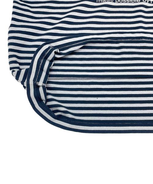 THE NORTHFACE PURPLELABEL（ザ・ノースフェイス パープルレーベル）THE NORTHFACE PURPLELABEL (ザ・ノースフェイス パープルレーベル) PURPLE LABEL COOLMAX® St. Jersey Trail H/S Tee グレー×ネイビー サイズ:Lの古着・服飾アイテム