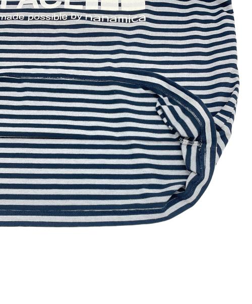 THE NORTHFACE PURPLELABEL（ザ・ノースフェイス パープルレーベル）THE NORTHFACE PURPLELABEL (ザ・ノースフェイス パープルレーベル) PURPLE LABEL COOLMAX® St. Jersey Trail H/S Tee グレー×ネイビー サイズ:Lの古着・服飾アイテム