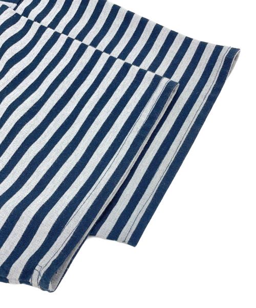 THE NORTHFACE PURPLELABEL（ザ・ノースフェイス パープルレーベル）THE NORTHFACE PURPLELABEL (ザ・ノースフェイス パープルレーベル) PURPLE LABEL COOLMAX® St. Jersey Trail H/S Tee グレー×ネイビー サイズ:Lの古着・服飾アイテム