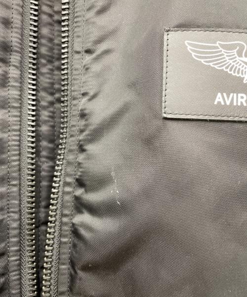 AVIREX（アヴィレックス）AVIREX (アヴィレックス) PEANUTS (ピーナッツ) MA-1ジャケット ブラック サイズ:XLの古着・服飾アイテム
