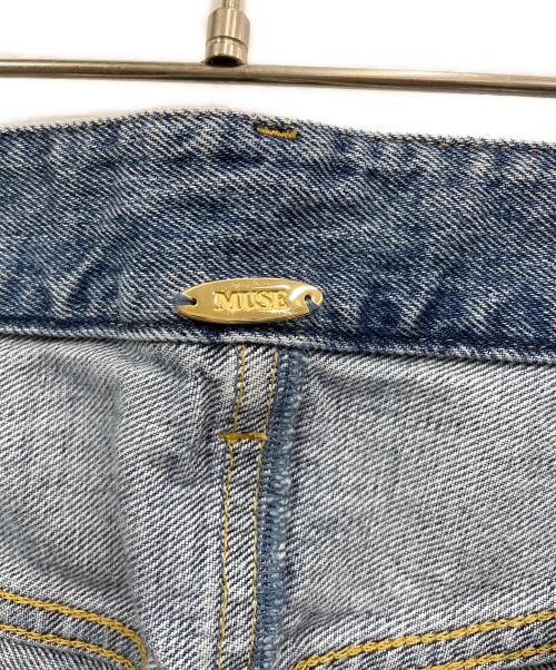 MUSE（ミューズ）MUSE (ミューズ) ダブルスリットデニムスカート インディゴ サイズ:36の古着・服飾アイテム