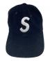 Supreme（シュプリーム）の古着「Corduroy S Logo 6-Panel」｜ブラック
