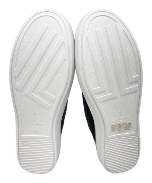 LANVIN en Bleu（ランバンオンブルー）LANVIN en Bleu (ランバンオンブルー) ローカットスニーカー ブラック サイズ:23の古着・服飾アイテム