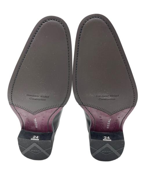 REGAL（リーガル）REGAL (リーガル) ストレートチップシューズ ブラック サイズ:24の古着・服飾アイテム