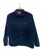 SUPREMEシュプリーム）の古着「Velvet Chore Coat」｜ネイビー