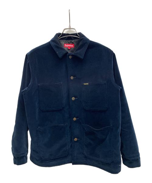SUPREME（シュプリーム）SUPREME (シュプリーム) Velvet Chore Coat ネイビー サイズ:Sの古着・服飾アイテム