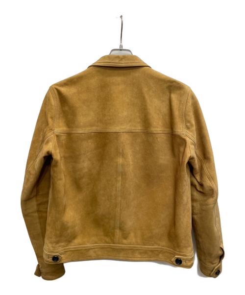 Rags McGREGOR（ラグスマックレガー）Rags McGREGOR (ラグスマックレガー) レザージャケット ベージュ サイズ:Lの古着・服飾アイテム