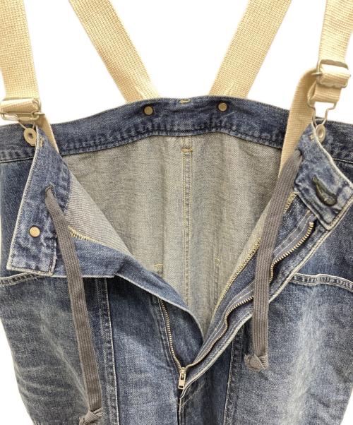 JOHNBULL（ジョンブル）JOHNBULL (ジョンブル) サスペンダー付パンツ インディゴ サイズ:Ｓの古着・服飾アイテム