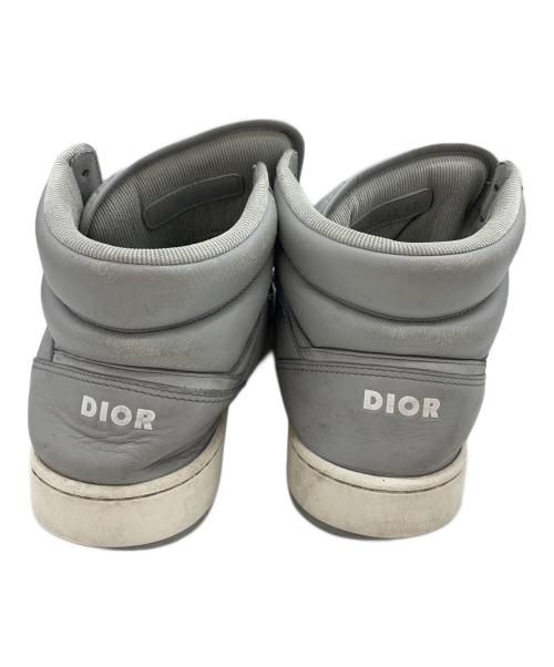 Christian Dior（クリスチャン ディオール）Christian Dior (クリスチャン ディオール) ハイカットスニーカー グレー サイズ:42の古着・服飾アイテム