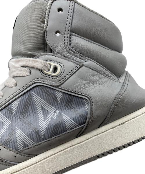 Christian Dior（クリスチャン ディオール）Christian Dior (クリスチャン ディオール) ハイカットスニーカー グレー サイズ:42の古着・服飾アイテム