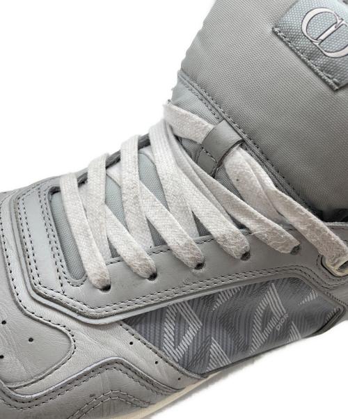 Christian Dior（クリスチャン ディオール）Christian Dior (クリスチャン ディオール) ハイカットスニーカー グレー サイズ:42の古着・服飾アイテム