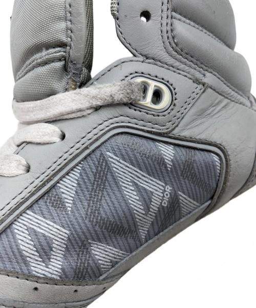 Christian Dior（クリスチャン ディオール）Christian Dior (クリスチャン ディオール) ハイカットスニーカー グレー サイズ:42の古着・服飾アイテム