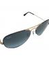 中古・古着 RAY-BAN (レイバン) サングラス ブラック×ゴールド：8000円