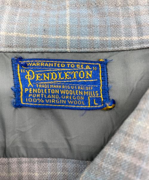 PENDLETON（ペンドルトン）PENDLETON (ペンドルトン) ボードシャツ ブルー サイズ:Lの古着・服飾アイテム