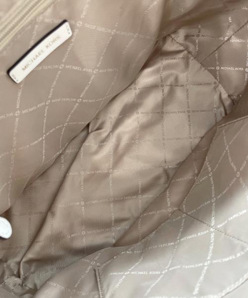 MICHAEL KORS（マイケル・コース）MICHAEL KORS (マイケルコース) トートバッグ ホワイトの古着・服飾アイテム