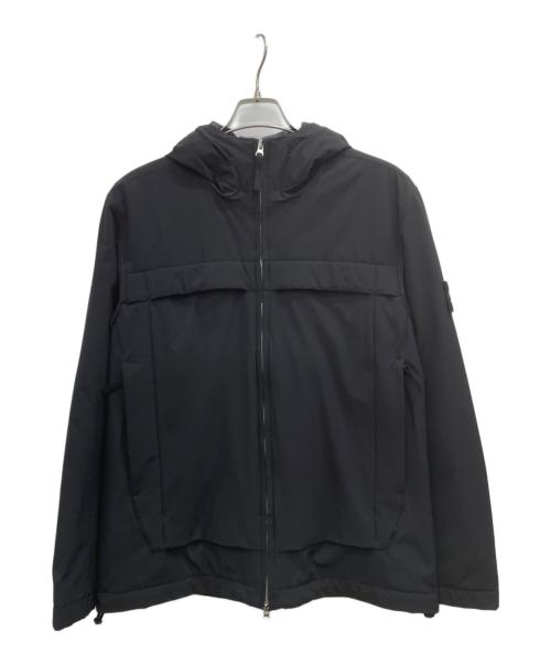 STONE ISLAND（ストーンアイランド）STONE ISLAND (ストーンアイランド) Hooded Primaloft Puffer Jacket ブラック サイズ:Lの古着・服飾アイテム