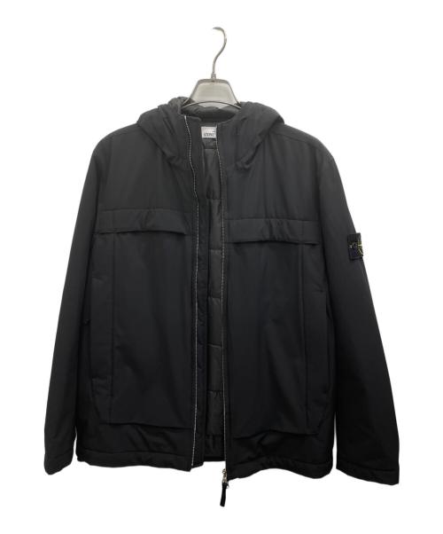 STONE ISLAND（ストーンアイランド）STONE ISLAND (ストーンアイランド) Hooded Primaloft Puffer Jacket ブラック サイズ:Lの古着・服飾アイテム