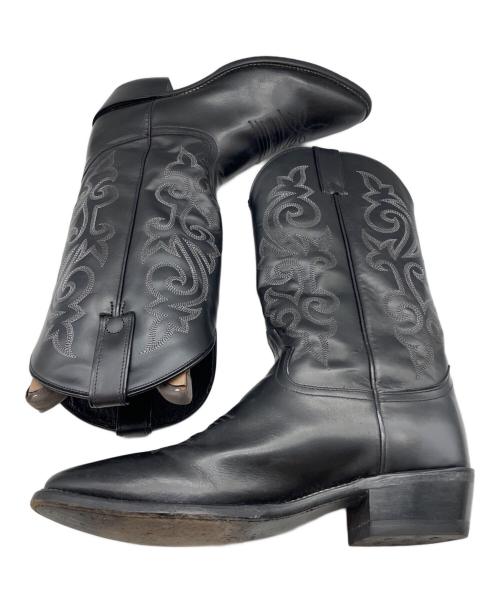 JUSTIN（ジャスティン）JUSTIN (ジャスティン) ウェスタンブーツ ブラック サイズ:10の古着・服飾アイテム