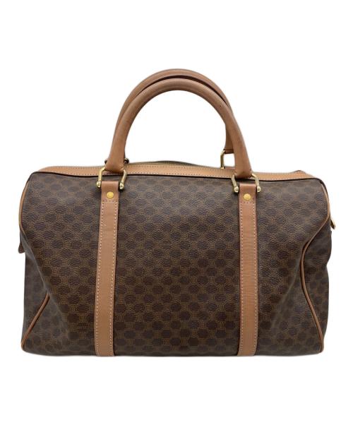 CELINE（セリーヌ）CELINE (セリーヌ) ボストンバッグ ブラウン×ベージュの古着・服飾アイテム