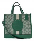 COACHコーチ）の古着「2WAYバッグ」｜グリーン