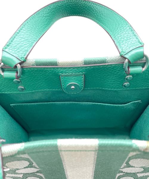 COACH（コーチ）COACH (コーチ) 2WAYバッグ グリーンの古着・服飾アイテム