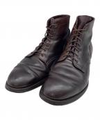 なしナシ）の古着「レースアップブーツ」｜ブラウン