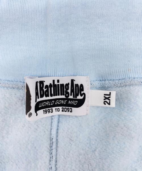 A BATHING APE（ア ベイシング エイプ）A BATHING APE (ア ベイシング エイプ) ABC CAMO SWEAT PANT ブルー サイズ:2XLの古着・服飾アイテム