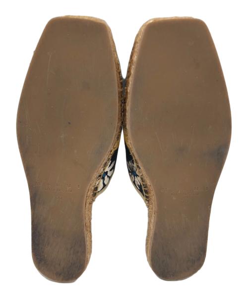 MARNI（マルニ）MARNI (マルニ) サンダル ベージュ×ブラック サイズ:36の古着・服飾アイテム