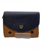 MCMエムシーエム）の古着「3つ折り財布」｜ブラウン×ブラック