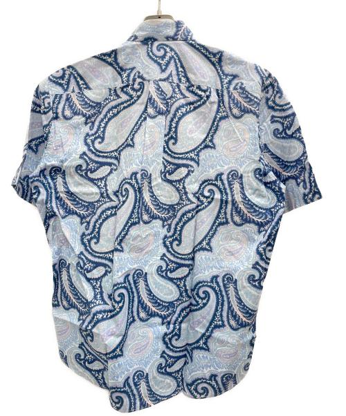 ETRO（エトロ）ETRO (エトロ) 半袖シャツ ブルー サイズ:40の古着・服飾アイテム