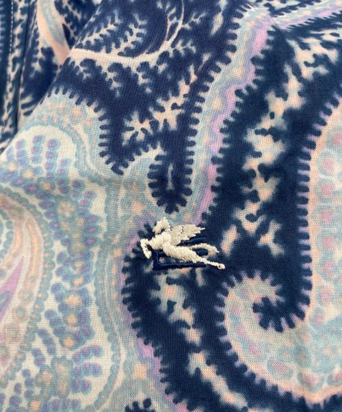 ETRO（エトロ）ETRO (エトロ) 半袖シャツ ブルー サイズ:40の古着・服飾アイテム