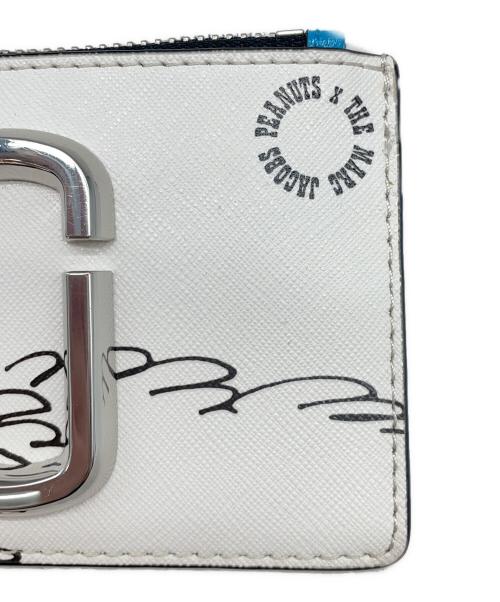MARC JACOBS（マークジェイコブズ）MARC JACOBS (マークジェイコブス) SNOOPY (スヌーピー) コインケース ホワイト×ブルーの古着・服飾アイテム